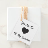 あなたは私のビジネスギフトのハートである、クラフトラベル フェイバータグ (インサイチュ)