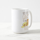 あなたは私のビスケットの南部の食べ物の愛に肉汁 コーヒーマグカップ (正面右)