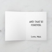 あなたは私のピタカードに添えるフムスのような存在 カード (内部)