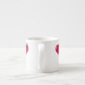 あなたは私のピンクのLollypopハートにいる エスプレッソカップ (裏面)