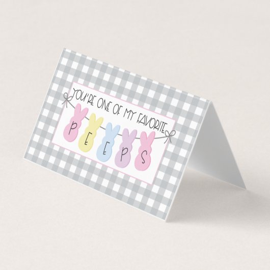 あなたは私のピープスお気に入りのグディーのバッグのトップ 名刺 (正面)