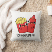 あなたは私のフライアーおもしろいスKetchupパンを完成させる クッション (ブランケット)