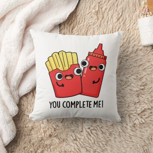 あなたは私のフライアーおもしろいスKetchupパンを完成させる クッション (ブランケット)