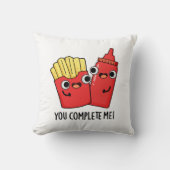 あなたは私のフライアーおもしろいスKetchupパンを完成させる クッション (正面)