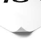 あなたは私のフロップのスリッパおもしろいにフリップ ポスター (角)