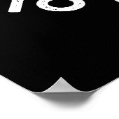 あなたは私のフロップスリッパプンダークBGにフリップ ポスター (角)