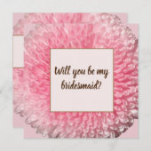 あなたは私のフローエルギルカードになってくれますか? 招待状 (正面/裏面)