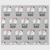 あなたは私のブハロウィーン幽霊かわいいかわいい ラッピングペーパー (フラット)