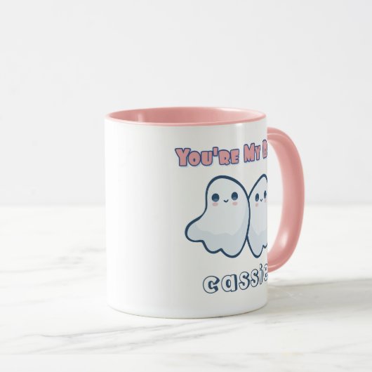 あなたは私のブーかわいい幽霊たちハロウィンマグ マグカップ (正面右)