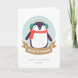 あなたは私のペンギンのクリスマスカード シーズンカード