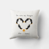 あなたは私のペンギン好き クッション (裏面)