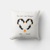 あなたは私のペンギン好き クッション (正面)