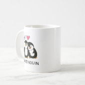 あなたは私のペンギン コーヒーマグカップ (正面左)