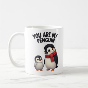 あなたは私のペンギン 可愛いラブ コーヒーマグ コーヒーマグカップ