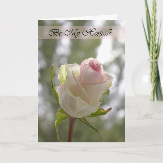 あなたは私のホステスのカード結婚になってくれ カード (正面)
