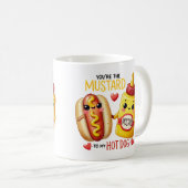 あなたは私のホットドッグにマスタード – マグカップ (正面右)