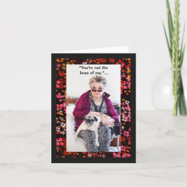 あなたは私のボスではない カード