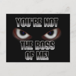 あなたは私のボスではない！ ポストカード