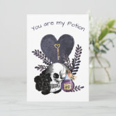 あなたは私のポションゴシックバレンタインのスカルボトル シーズンカード (スタンド正面)