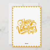 あなたは私のマカロニバレンタインデーにチーズ シーズンカード (裏面)