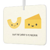 あなたは私のマカロニ空気清浄機にチーズ カーエアーフレッシュナー (左)