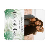 あなたは私のメイド・オブ・オーナー(花嫁付き添い人)の熱帯緑の磁石だろうか マグネット (横)