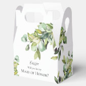 あなたは私のメイド・オブ・オーナー(花嫁付き添い人)グリーンボタニカルファゴになる フェイバーボックス (オープン)