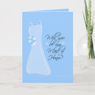 「あなたは私のメイド・オブ・オーナー(花嫁付き添い人)?」 招待状