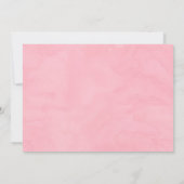 あなたは私のメイド・オブ・オーナー（花嫁付き添い人）水色ピンクカードになる 招待状 (裏面)