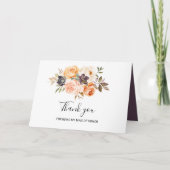 あなたは私のメイド・オブ・オーナー（花嫁付き添い人）結婚のカード サンキューカード (正面)