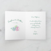 あなたは私のメイド・オブ・オーナー(花嫁付き添い人)- Cactus & Succulents 招待状 (内部)