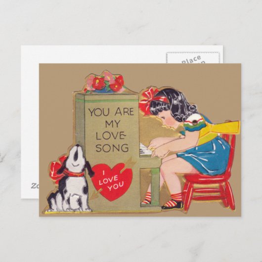 あなたは私のラブソング ポストカード (正面/裏面)