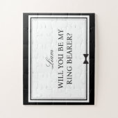 「あなたは私のリングや輪ベアラーになる」おもしろいキッズ提案 ジグソーパズル (縦)