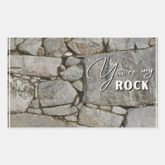 あなたは私のロックステッカー –  長方形シール