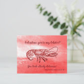 あなたは私のロブスターいけなバレンタイン シーズンポストカード (スタンド正面)