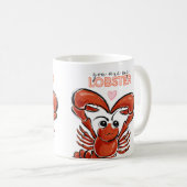 あなたは私のロブスター可愛い  コーヒーマグカップ (正面右)