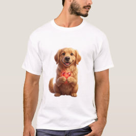 あなたは私の一番好きな人 ゴールデンレトリバー Tシャツ