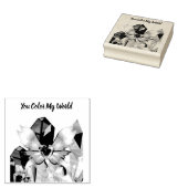 あなたは私の世界を彩る ラバースタンプ (押印)