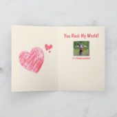 あなたは私の世界ヤギのバレンタインをロック シーズンカード (内部)