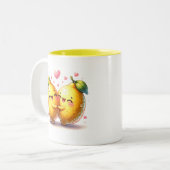 あなたは私の主なスクイズレおもしろいモンズの愛 ツートーンマグカップ (正面左)