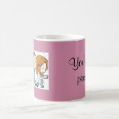 あなたは私の人のマグ-ピンク コーヒーマグカップ (中央)