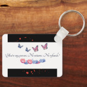 あなたは私の人キーチェーンノーリターンカップルの愛 キーホルダー (正面)