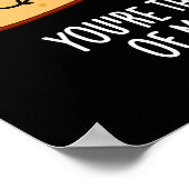 あなたは私の人生の塊パンおもしろいプンダークBG ポスター (角)