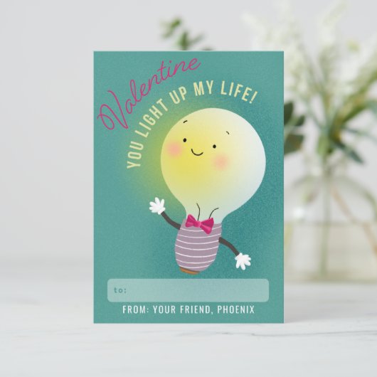 あなたは私の人生の教室のバレンタインを照らし出す 招待状 (スタンド正面)