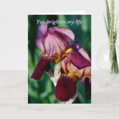 あなたは私の人生を明るくする サンキューカード (正面)