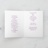 あなたは私の人生を明るくする サンキューカード (内部)