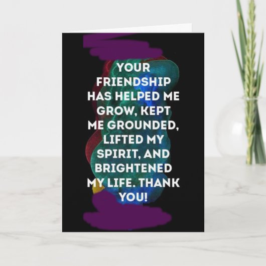 あなたは私の人生を輝かせてくれる**ハッピーバースデー**あなたに！ カード (正面)