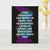 あなたは私の人生を輝かせてくれる**ハッピーバースデー**あなたに！ カード (黄色い花)