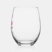 あなたは私の人間お気に入りののワイングラスありがとう、ママ ステムなしワイングラス (左)