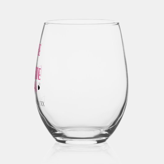 あなたは私の人間お気に入りののワイングラスありがとう、ママ ステムなしワイングラス (左)